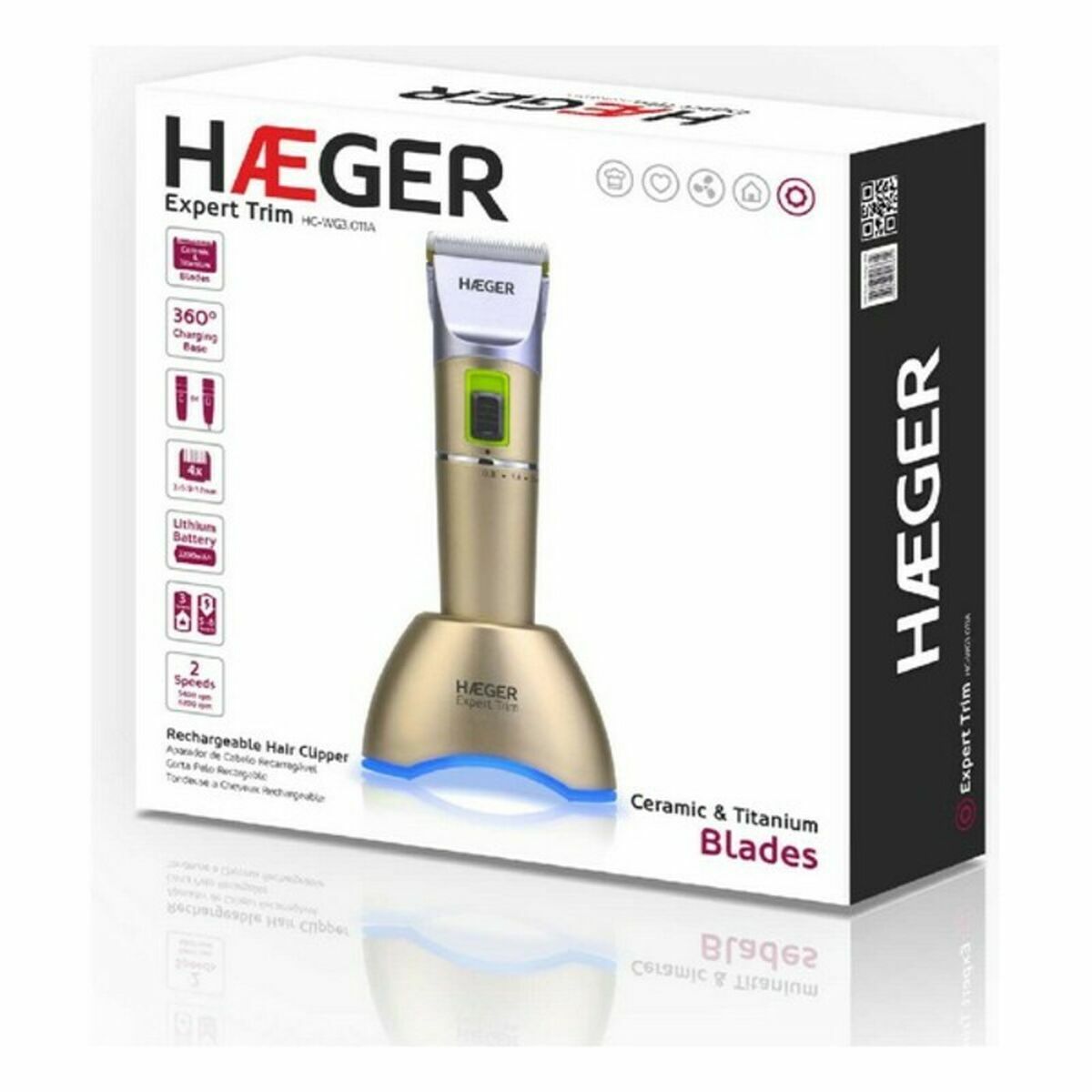 Rechargeable Electric Shaver Haeger HC-WG3.011A-1
