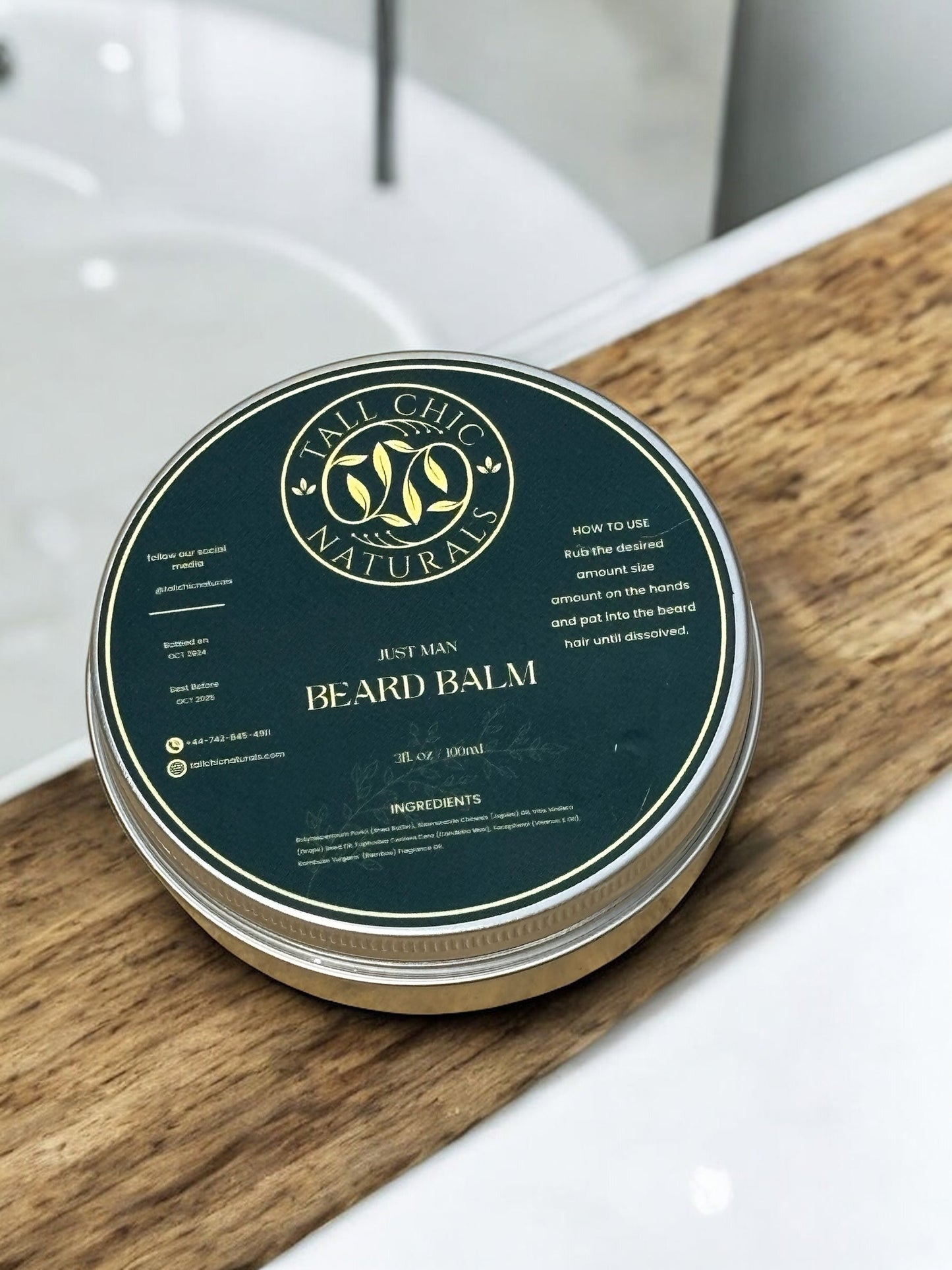 Just Man Manly Elegance Beard Balm-0