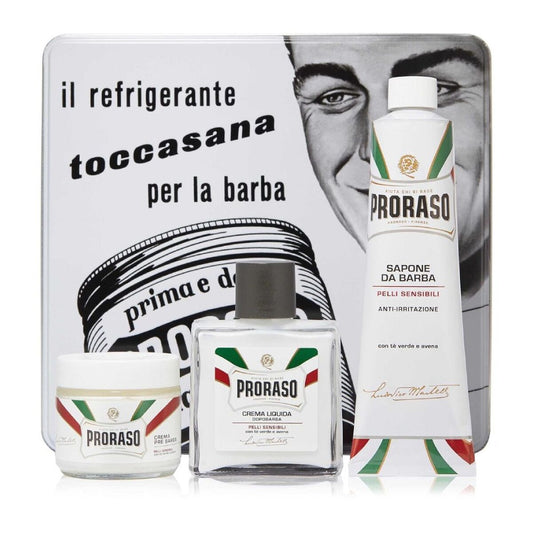 Shaving Set Proraso PELLI SENSIBLI 3 Pieces-0