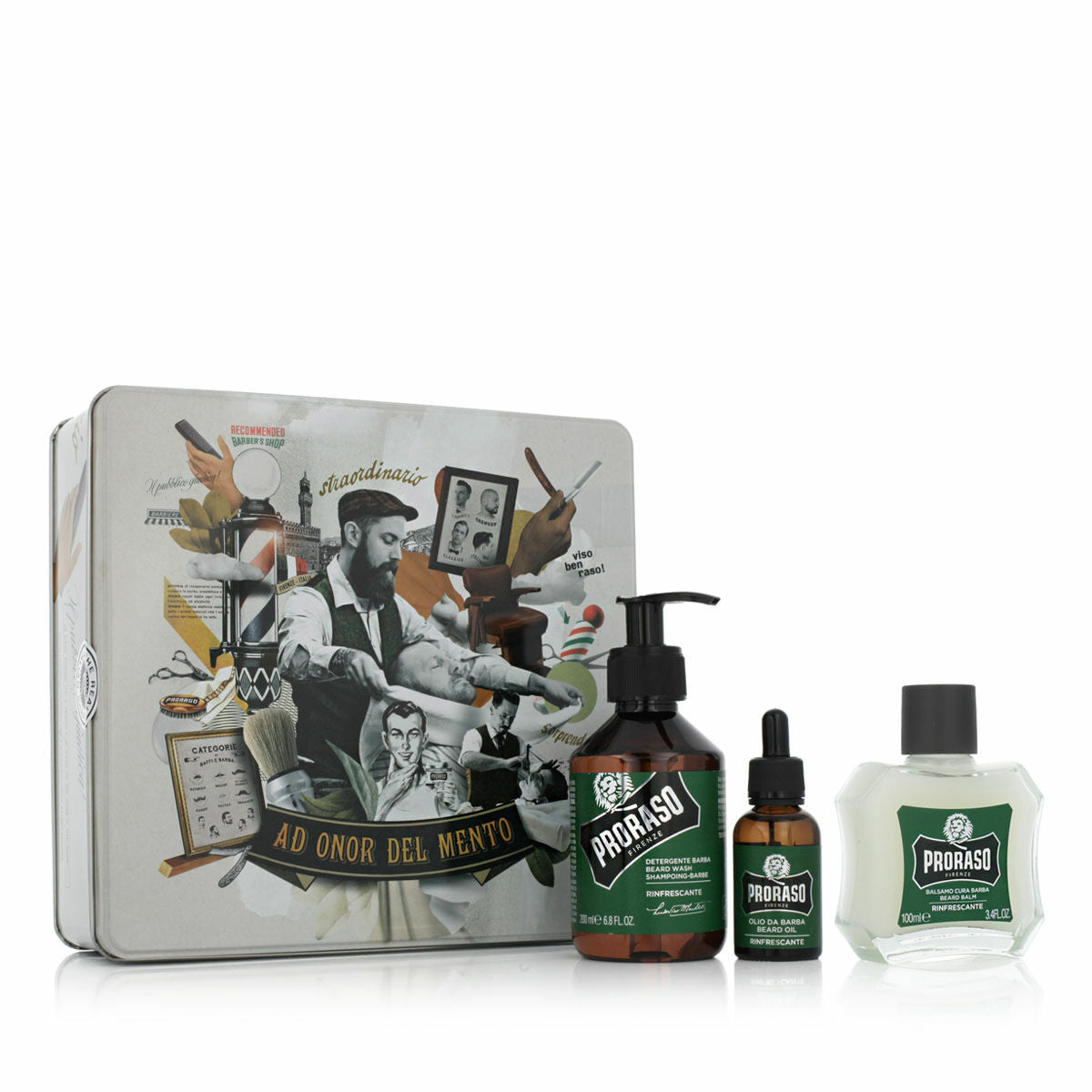 Beard care set Proraso Línea Refrescante-0